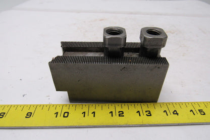 Dillon Mk4NE600 Lathe Chuck Soft Jaws Radius Cut Bolt on Lot of 3