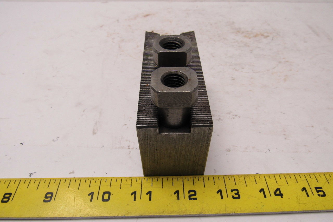 Dillon Mk4NE600 Lathe Chuck Soft Jaws Radius Cut Bolt on Lot of 3