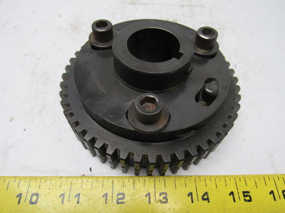 Adjustable Split Pinon Gear Anti-Backlash 48 Tooth 5" Dia 1-1/4" Bore