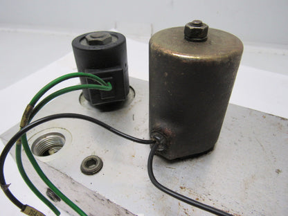 Hydraulic Manifold Block  From Raymond Pacer Model 60 Forklift