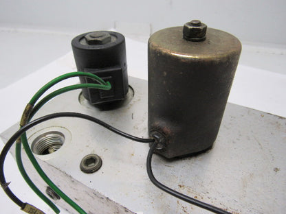 Hydraulic Manifold Block  From Raymond Pacer Model 60 Forklift