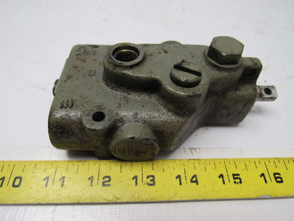 Raymond Single Spool Hydraulic Control Valve From Pacer Model 60 Forklift