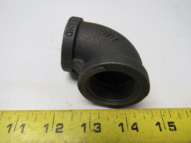 BIS 1" Black Pipe  90 Degree Elbow Fitting Lot of 20