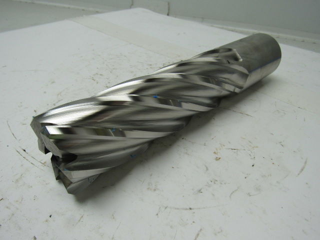 Niagara Cutter ND24AE 2" 6F HSS .125 Chamfer End Mill 6" Cut 9-3/4" OAL