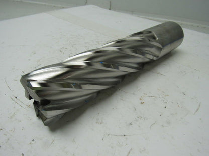 Niagara Cutter ND24AE 2" 6F HSS .125 Chamfer End Mill 6" Cut 9-3/4" OAL