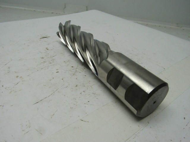 Niagara Cutter ND24AE 2" 6F HSS .125 Chamfer End Mill 6" Cut 9-3/4" OAL