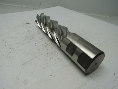 Niagara Cutter ND24AE 2" 6F HSS .125 Chamfer End Mill 6" Cut 9-3/4" OAL