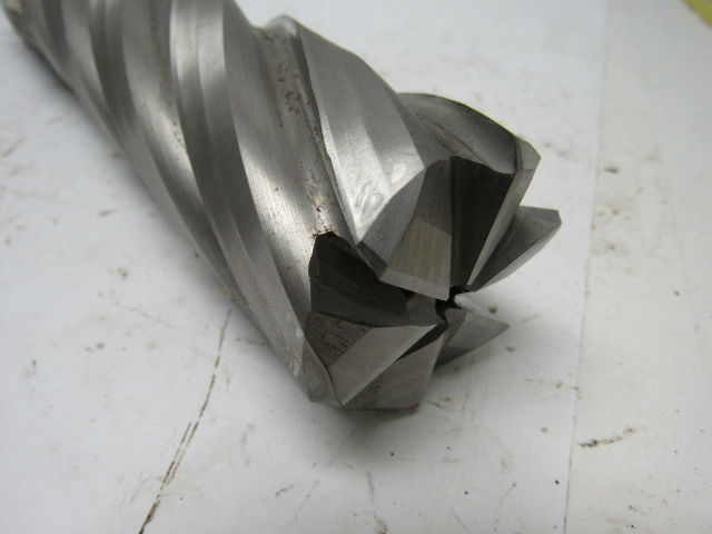 Niagara 2"x1.80"x5.750"x9.625" HSS 6 Flute Center Cut End Mill Re-Sharp