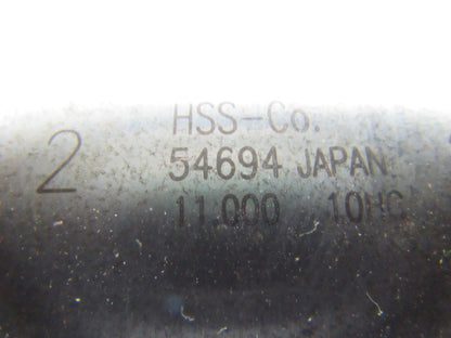 OSG 54694 2"x2"x4-3/4"x8-1/2" HSS 6 Flute Center Cut End Mill
