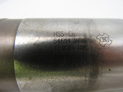 OSG 54694 2"x2"x4-3/4"x8-1/2" HSS 6 Flute Center Cut End Mill