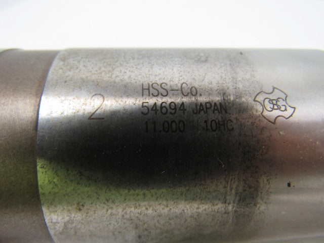 OSG 54694 2"x2"x4-3/4"x8-1/2" HSS 6 Flute Center Cut End Mill