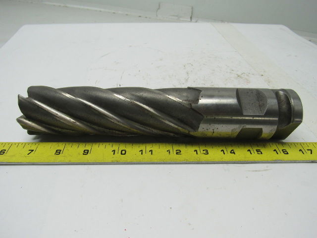 2"x2"x6-1/4"x10" HSS 6 Flute Center Cut End Mill