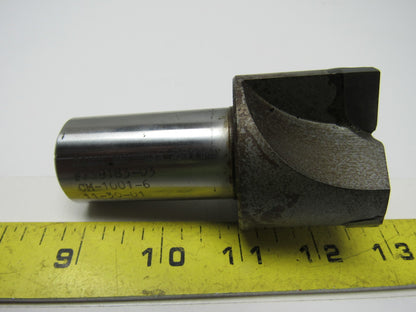 Carr-DU 50mm Dia. 30mm Straight Shank 98mm OAL Carbide Tipped End Mill Cutter