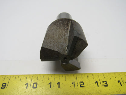 Carr-DU 50mm Dia. 30mm Straight Shank 98mm OAL Carbide Tipped End Mill Cutter