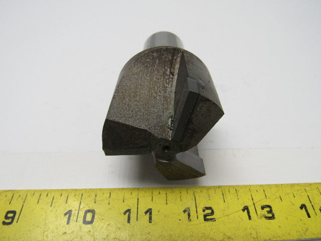 Carr-DU 50mm Dia. 30mm Straight Shank 98mm OAL Carbide Tipped End Mill Cutter