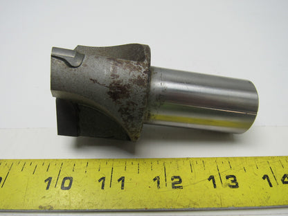 Carr-DU 50mm Dia. 30mm Straight Shank 98mm OAL Carbide Tipped End Mill Cutter
