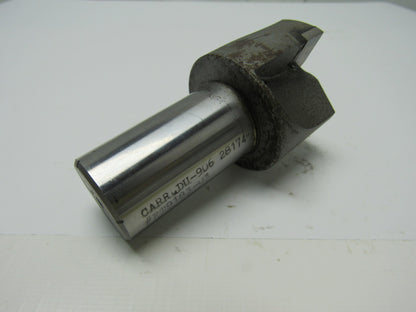 Carr-DU 50mm Dia. 30mm Straight Shank 98mm OAL Carbide Tipped End Mill Cutter