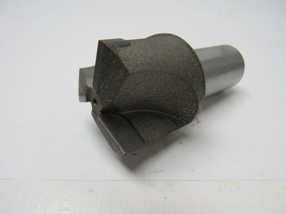 Carr-DU 50mm Dia. 30mm Straight Shank 98mm OAL Carbide Tipped End Mill Cutter