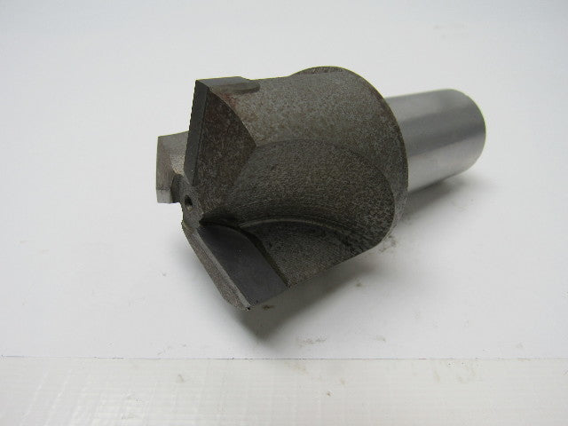 Carr-DU 50mm Dia. 30mm Straight Shank 98mm OAL Carbide Tipped End Mill Cutter