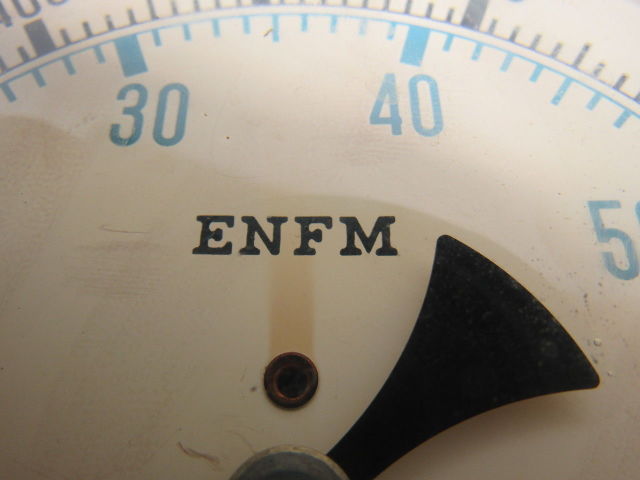 ENFM 6" Flanged Mount Liquid Filled Pressure Gauge 0-1000 Psi 1/2" npt Bottom