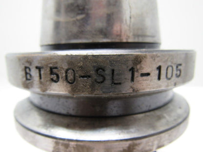 Richmill BT50-SL1-105 BT50 End Mill Holder 25.40mm Bore 105mm Projection