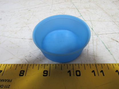 Alliance/Essentra Blue PE Socket-Weld Fitting Plug 2-3/8" Base OD. Lot of 600