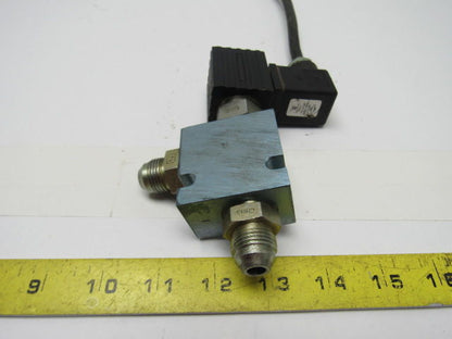 Command Corp EMDV-08-C8 2 Pos. Solenoid Valve NC Pilot OP. Poppet 115V With Plug
