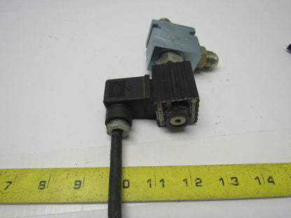 Command Corp EMDV-08-C8 2 Pos. Solenoid Valve NC Pilot OP. Poppet 115V With Plug