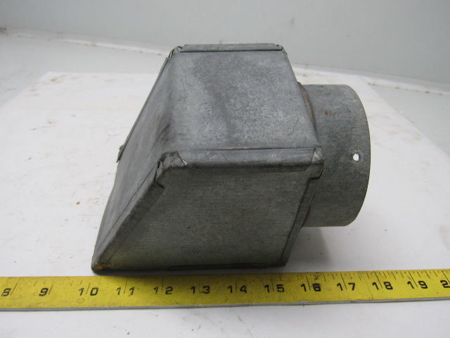 Galvanized Duct Exhaust/Vacuum Hood 4" Duct HVAC