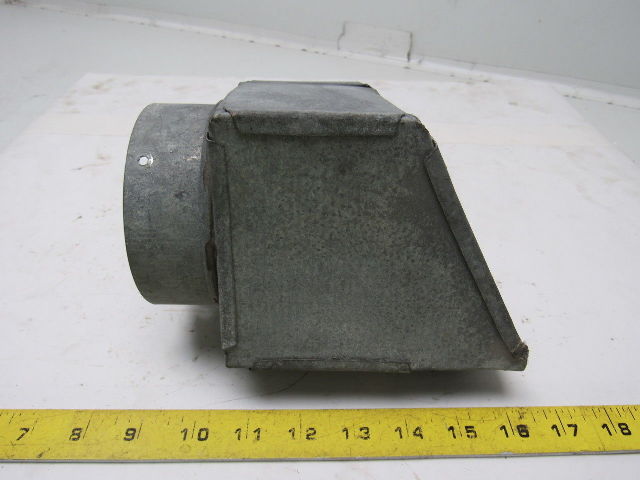 Galvanized Duct Exhaust/Vacuum Hood 4" Duct HVAC