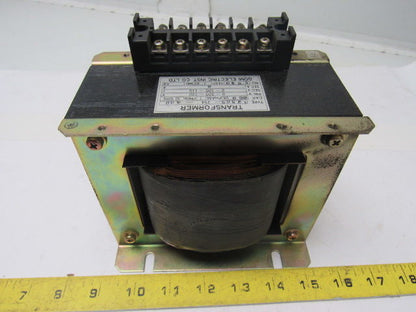 Gomi Electric E2565-254-409 Transformer 200/220P 100/110V Sec 1Ph. 2 KV