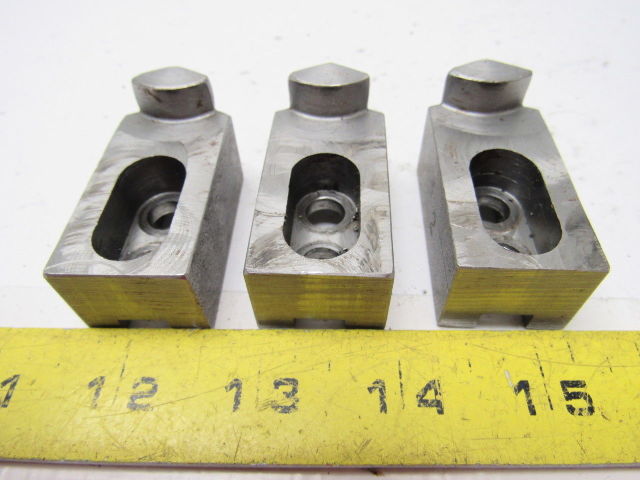 Dillon KW4 Custom Serrated Lathe Chuck Soft Jaws 1" ID Radius Set of 3