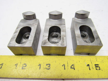 Dillon KW4 Custom Serrated Lathe Chuck Soft Jaws 1" ID Radius Set of 3