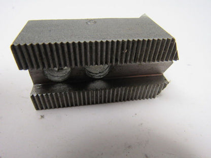 Dillon KW4 Custom Serrated Lathe Chuck Soft Jaws 1.250" ID Radius Set of 3
