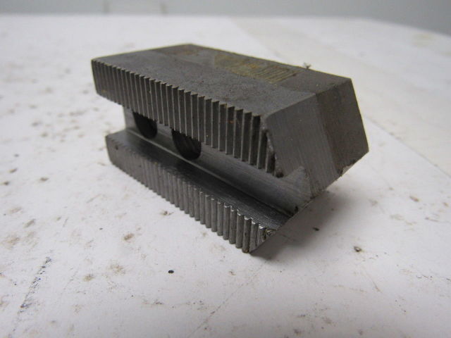 2.125" Height 1.125" Width 1" Custom Serrated Lathe Chuck Pointed Jaws Set of 3