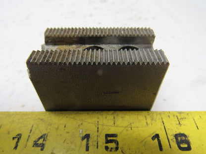 Custom Serrated Lathe Chuck Soft Jaws 0.7187" OD Radius Set of 3