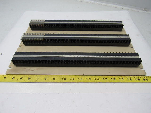 KG15, KG30 Terminal Blocks Plate Mounted 120 Contacts 17"X11" Plate 15 & 30 Amp