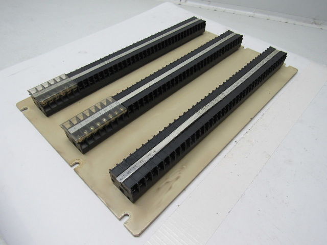 KG15, KG30 Terminal Blocks Plate Mounted 120 Contacts 17"X11" Plate 15 & 30 Amp
