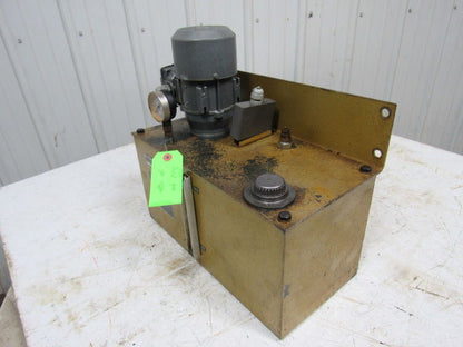 MECAFLUID GR 208 LM 01 Oil Pump Assembly W/ Tank 220/380V 50/60 Hz Tested