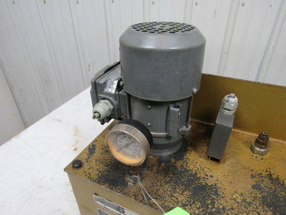 MECAFLUID GR 208 LM 01 Oil Pump Assembly W/ Tank 220/380V 50/60 Hz Tested