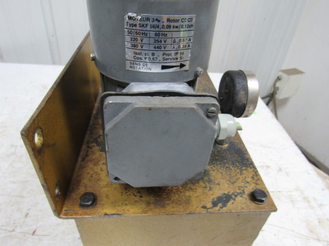 MECAFLUID GR 208 LM 01 Oil Pump Assembly W/ Tank 220/380V 50/60 Hz Tested