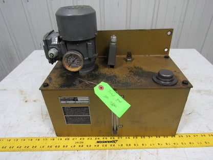 MECAFLUID GR 208 LM 01 Oil Pump Assembly W/ Tank 220/380V 50/60 Hz Tested