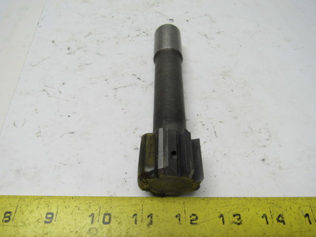 1.5" 8 Flute Coolant Fed End Mill 1" Shank 1.5" Shoulder 6" OAL Sharp!