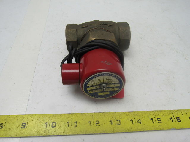 Atkomatic JJ600Q Size 1 2-Way Solenoid Valve 1" NPT 115V