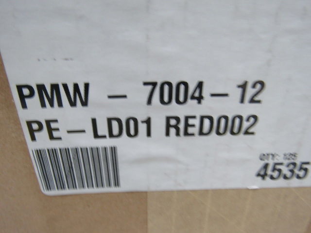 CAPLUGS PMW-7004-12 Flat Sheet Packaging Netting LDPE Red 12"W x 125' Roll