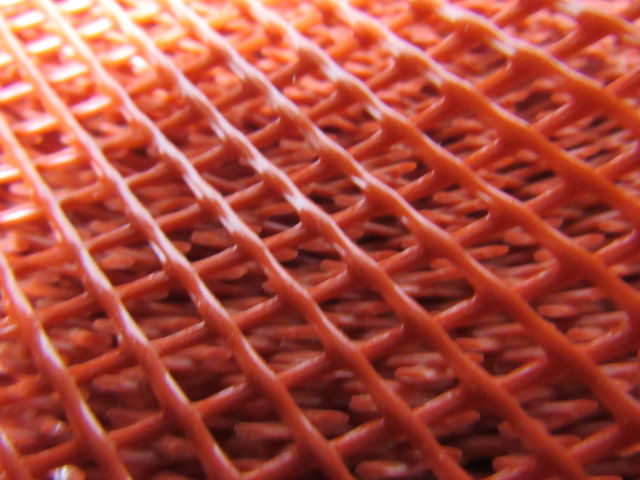 CAPLUGS PMW-7004-12 Flat Sheet Packaging Netting LDPE Red 12"W x 125' Roll