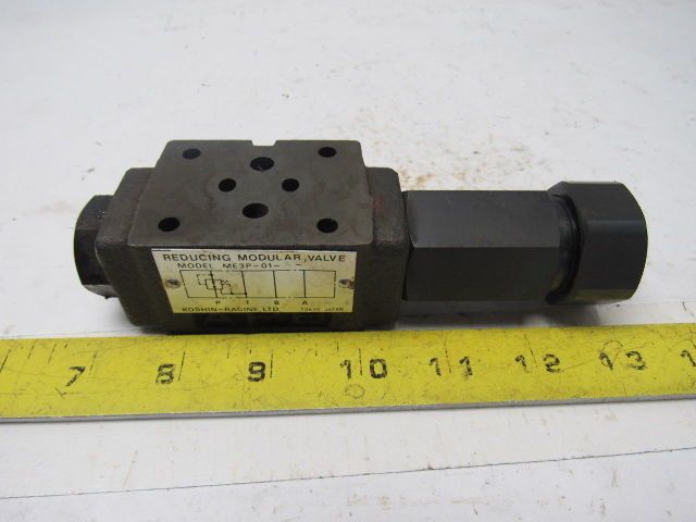 Koshin-Racine ME3P-01-A-30 Reducing Modular Valve From a Mazak SQT-10MS