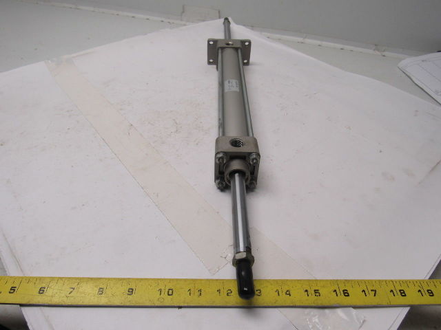 SMC NCA1WF150-1000 1-1/2" Bore 10" Stroke Double Ended Push Pull Air Cylinder