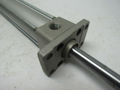 SMC NCA1WF150-1000 1-1/2" Bore 10" Stroke Double Ended Push Pull Air Cylinder