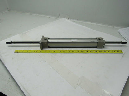 SMC NCA1WF150-1000 1-1/2" Bore 10" Stroke Double Ended Push Pull Air Cylinder